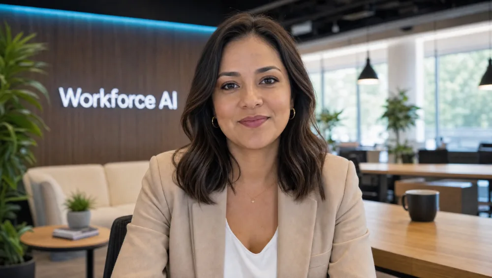 Mara, your AI employee, on camera